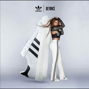 Beyoncé Adidas Platform tennis shoes